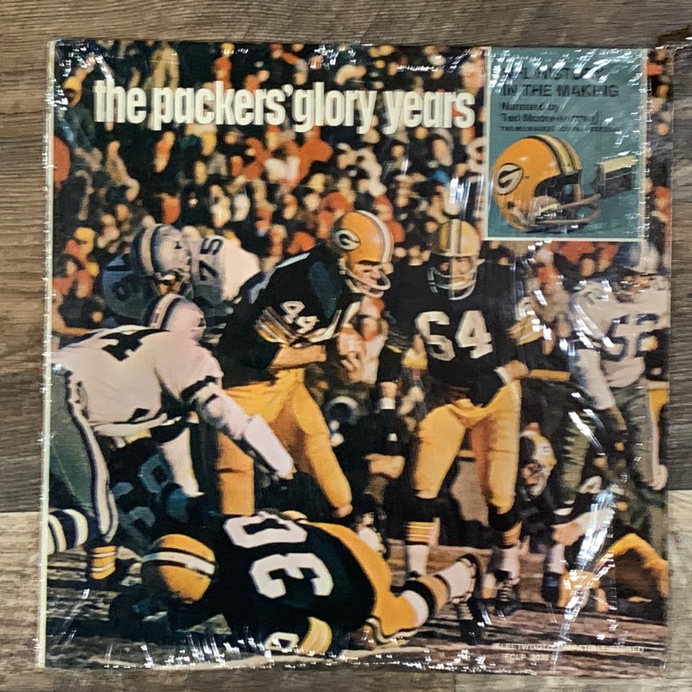 The Green Bay Packers - The Glory Years LP, NFL FCLP 3028 by Ted Moore